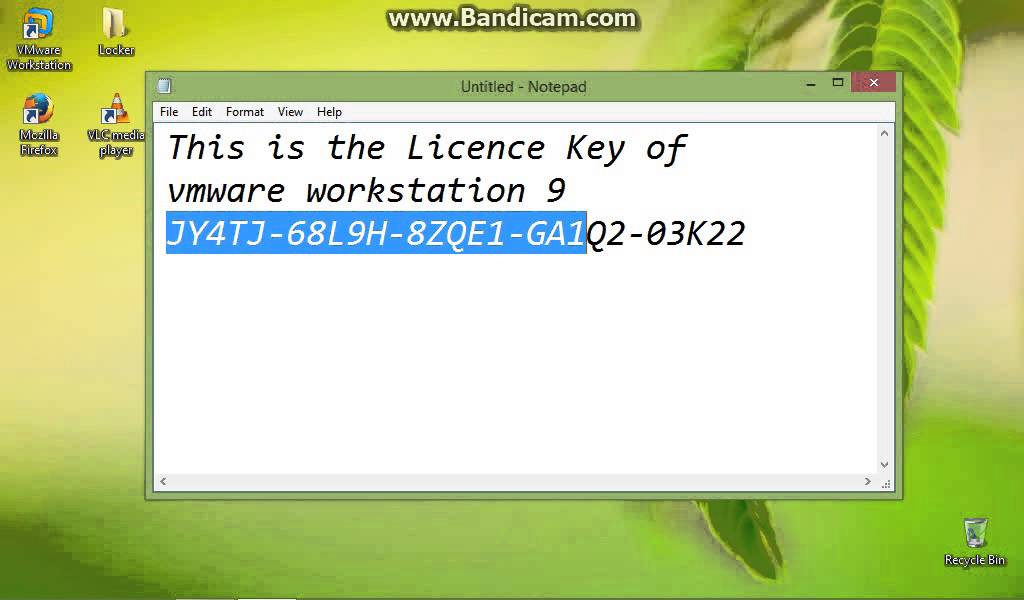 download license key for vmware workstation 9